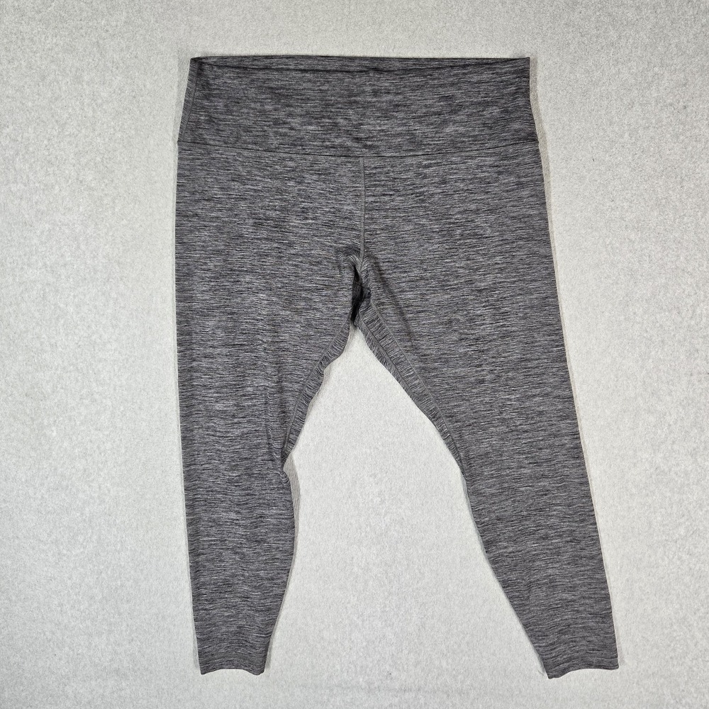 Lululemon Women Activewear Pants 20 Gray Wunder Train High Rise Legging Yoga